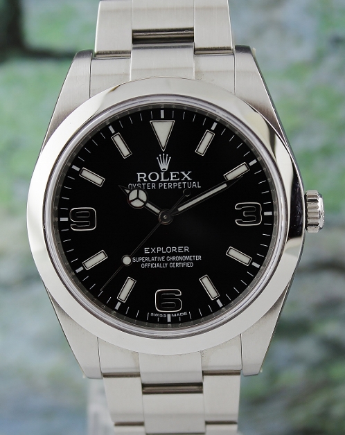 (image for) A ROLEX MEN SIZE 39MM STAINLESS STEEL OYSTER PERPETUAL EXPLORER / 214270